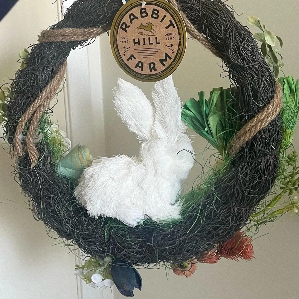 rabbit hill farm easter bunny Wreath
